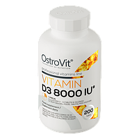 Vitamin D3 8000 IU OstroVit 200 таблеток, фото 2
