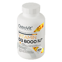 Vitamin D3 8000 IU OstroVit 200 таблеток, фото 3