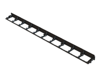 Бордюр ландшафтный пластиковый H38 L1000 черный
