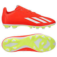 Детские красные бутсы Adidas X Crazyfast Club FxG Youth IF0720, Красный, Размер (EU) - 36 2/3