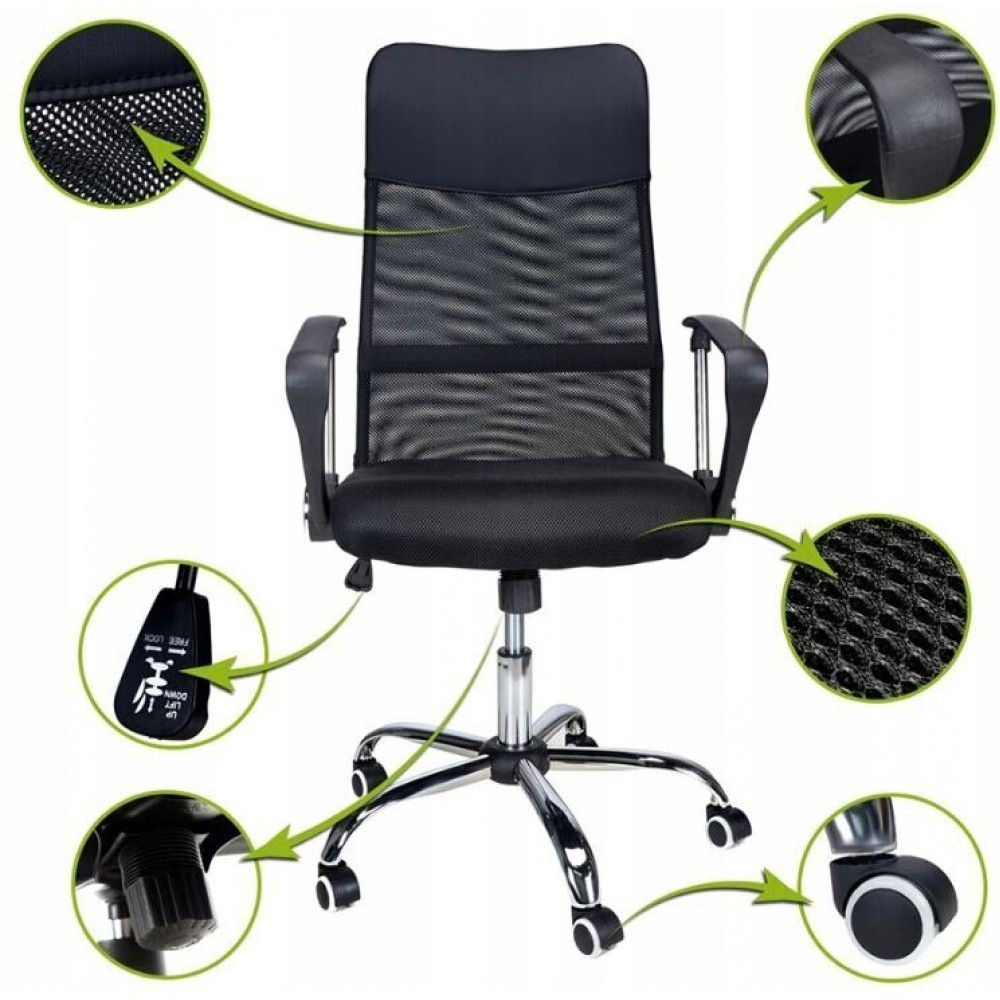 Офисное компьютерное кресло Prestige Manager для дома, офиса А0075чер-14 - фото 7 - id-p2189678205