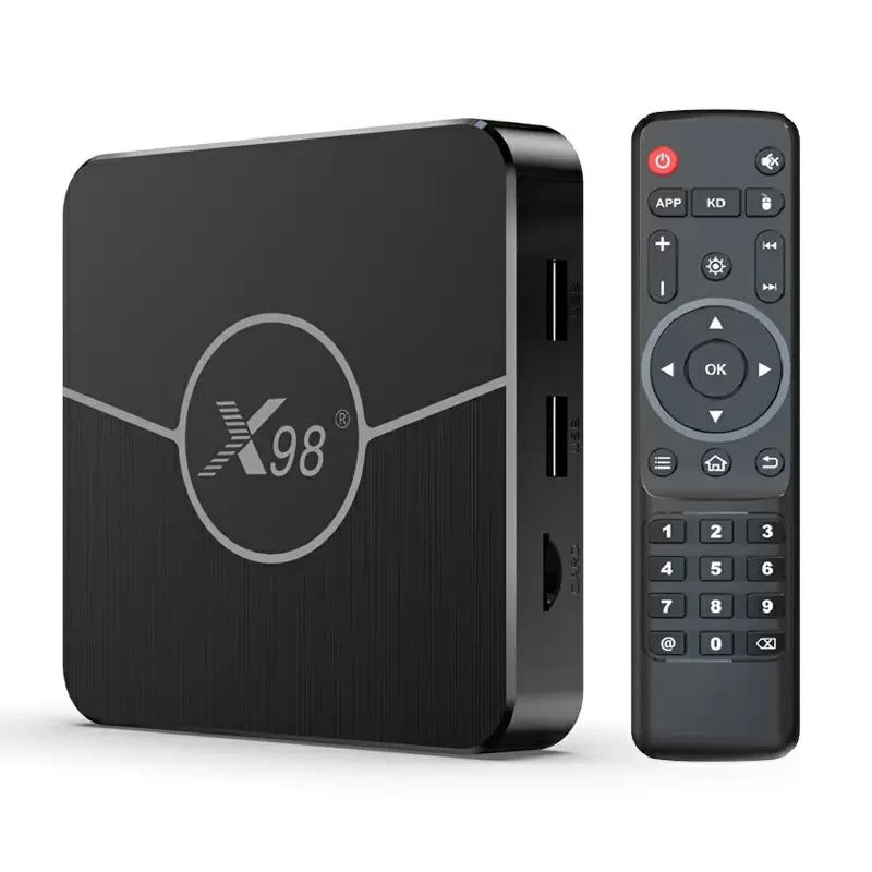 Смарт ТВ приставка X98 Plus 4/64 Гб Android Smart TV Box Андроид 11 ТВ бокс А9540-14 - фото 2 - id-p2189678218