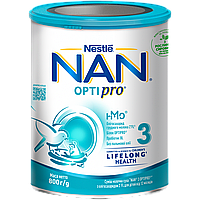 Сухая молочная смесь NAN 3 OPTIPRO для детей с 12 месяцев, 800 г