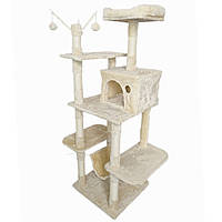 Игровой комплекс для кошек Avko CatTree 1063 Beige когтеточка, домик, дряпка Б3656-14