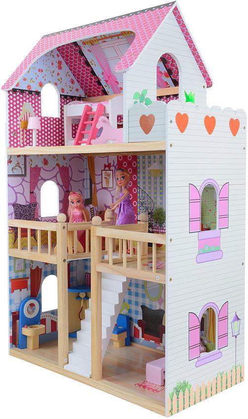 Кукольный домик игровой FunFit Kids 3046 + LED подсветка Б0569--15 - фото 2 - id-p2189679264