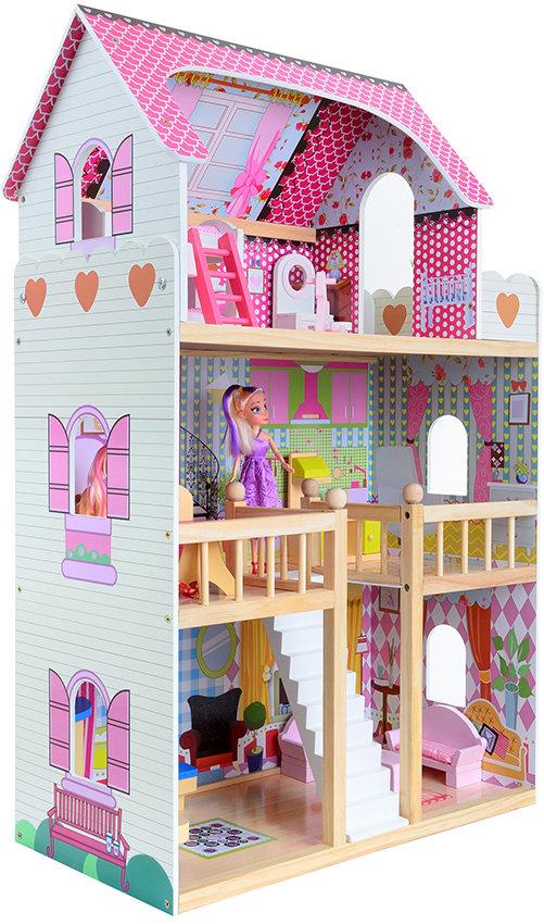 Кукольный домик игровой FunFit Kids 3046 + LED подсветка Б0569--15 - фото 3 - id-p2189679264
