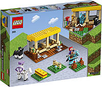 Конструктор LEGO Minecraft The Horse Stable Стайня 21171 (241 деталь) ЛЕГО Майнкрафт Б3302