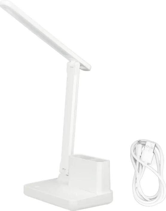 Універсальна сенсорна бездротова настільна лампа з підставкою під телефон і пеналом BL-A6, фото 1