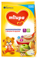 Каша молочная Мультизлаковая с яблоком и грушей с 7 месяцев Milupa(Милупа), 210 гр.