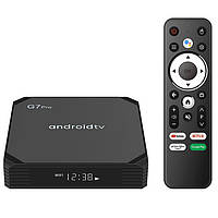 Смарт ТВ приставка G7 Pro 4/32 Гб Android TV 11 Smart Box Андроид ТВ бокс Б4769-14