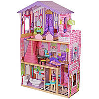 Кукольный домик игровой для Барби AVKO Вилла Магнолия детский деревянный для детей Б4108--15