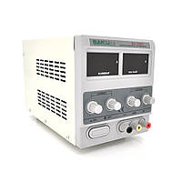 Блок живлення із цифровою індикацією BAKKU BK 305D, вхідна напруга 220В, вихідна 0-30В, струм 5А