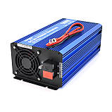 Інвертор напруги Carspa-SINUS P1000-242 (1000Вт), 12/220V, 1xShuko, 1USB, клеми, Box Q4, чиста синусоїда, фото 2