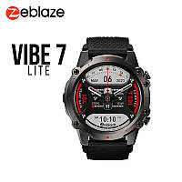 Смарт часы Zeblaze Vibe 7 Lite Black | IPS 1.47" | Металлический корпус