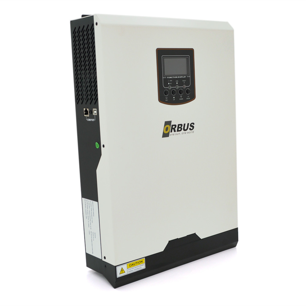 Гібридний інвертор ORBUS AXPERT-VP-5000VA, 5000W, 48V, струм заряду 0-110A, 160-275V, ШIМ-контролер (60А, 105 Vdc), фото 1