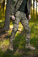 Военные пиксельные штаны Terra зеленые демисезонные , Легкие тактические брюки пиксель ВСУ армейские пол niki