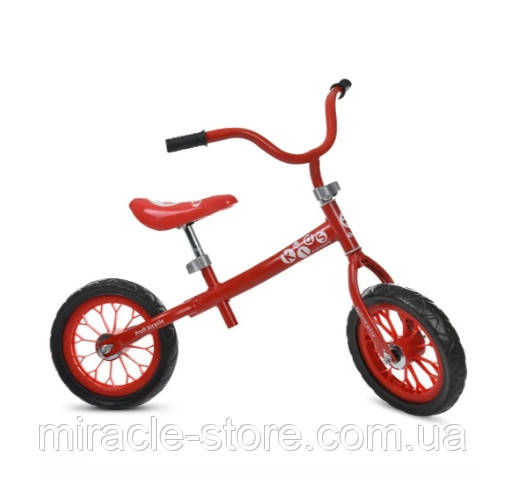 Дитячий біговел велобіг 12 дюймів Profi Kids M 3255-3 червоний