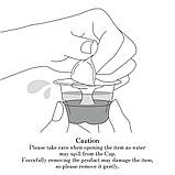 Вібратор для стимуляції клітора рельєфний прозорого кольору Iroha Petit Lily Кайф, фото 4