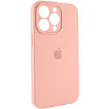 Чохол для iPhone 14 Pro Silicone Full Case Camera Protect, Грейпфрут, з захистом камери та покриттям soft touch, фото 3
