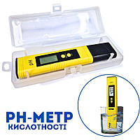 PH-метр для измерения кислотности 0.00-14pH, портативный, калибровка sh