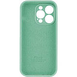 Чохол для iPhone 13 Pro Max Silicone Full Case Camera Protect, Spearmint, м'яка підкладка з мікрофібри, фото 2