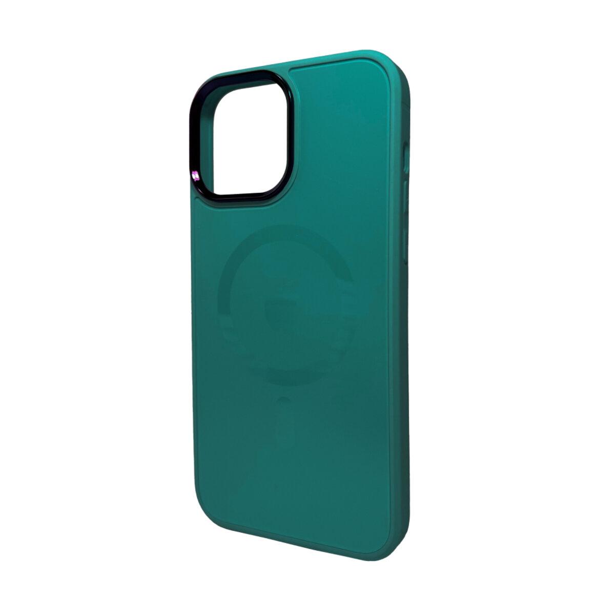 Чохол для смартфона AG Glass Sapphire MagSafe Logo for Apple iPhone 13 Pro Max Green, стекло, термополіуретан, фото 1