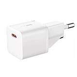 Мережевий зарядний пристрій Baseus GaN5 Fast Charger(mini) 1C 20W EU White, Quick Charge 3.0, Type-C, фото 2