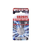 Батарейка MAXELL CR2025 1PCS BLIST PK 1шт (M-11239200) 3V, 170mAh