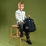 Рюкзак шкільний Kite Never Quiet на рост 115-130 см, 36x25x12 см Чорний (K24-771S-4), фото 9