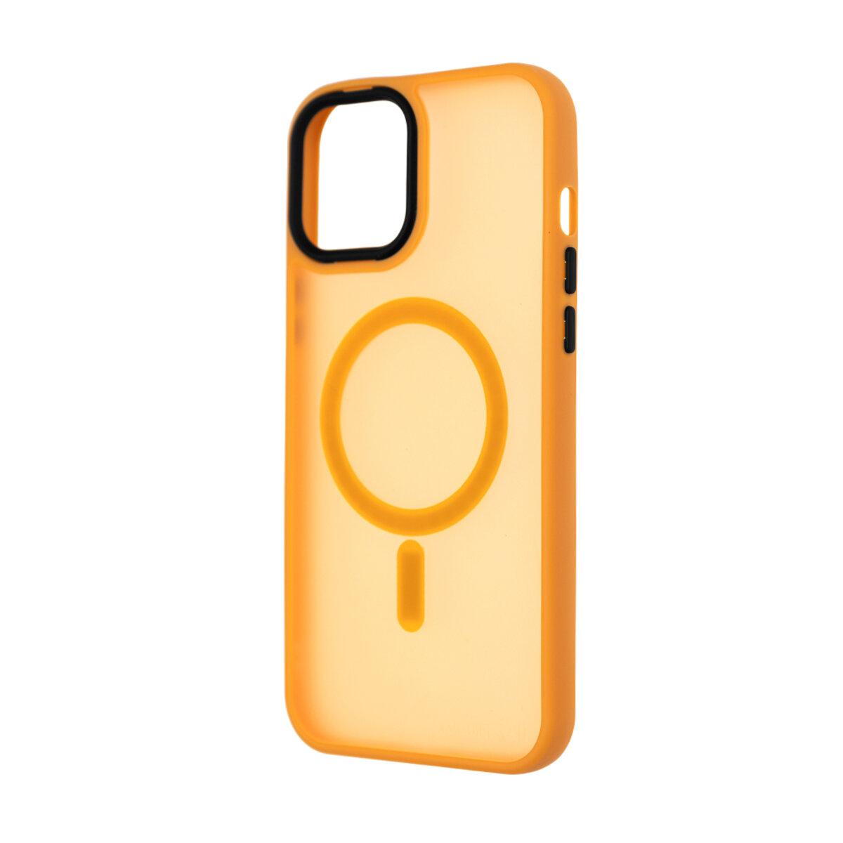 Чохол для смартфона Cosmic Magnetic Color HQ for Apple iPhone 12 Pro Max Orange, антиударний, підтримка MagSafe, фото 1