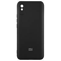 Чехол New Silicone Case Xiaomi Redmi 9A Black PK, код: 8109216