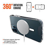 Чохол для смартфона Space Magnetic for Apple iPhone 14 Transparent, антиударний, підтримка MagSafe, фото 4