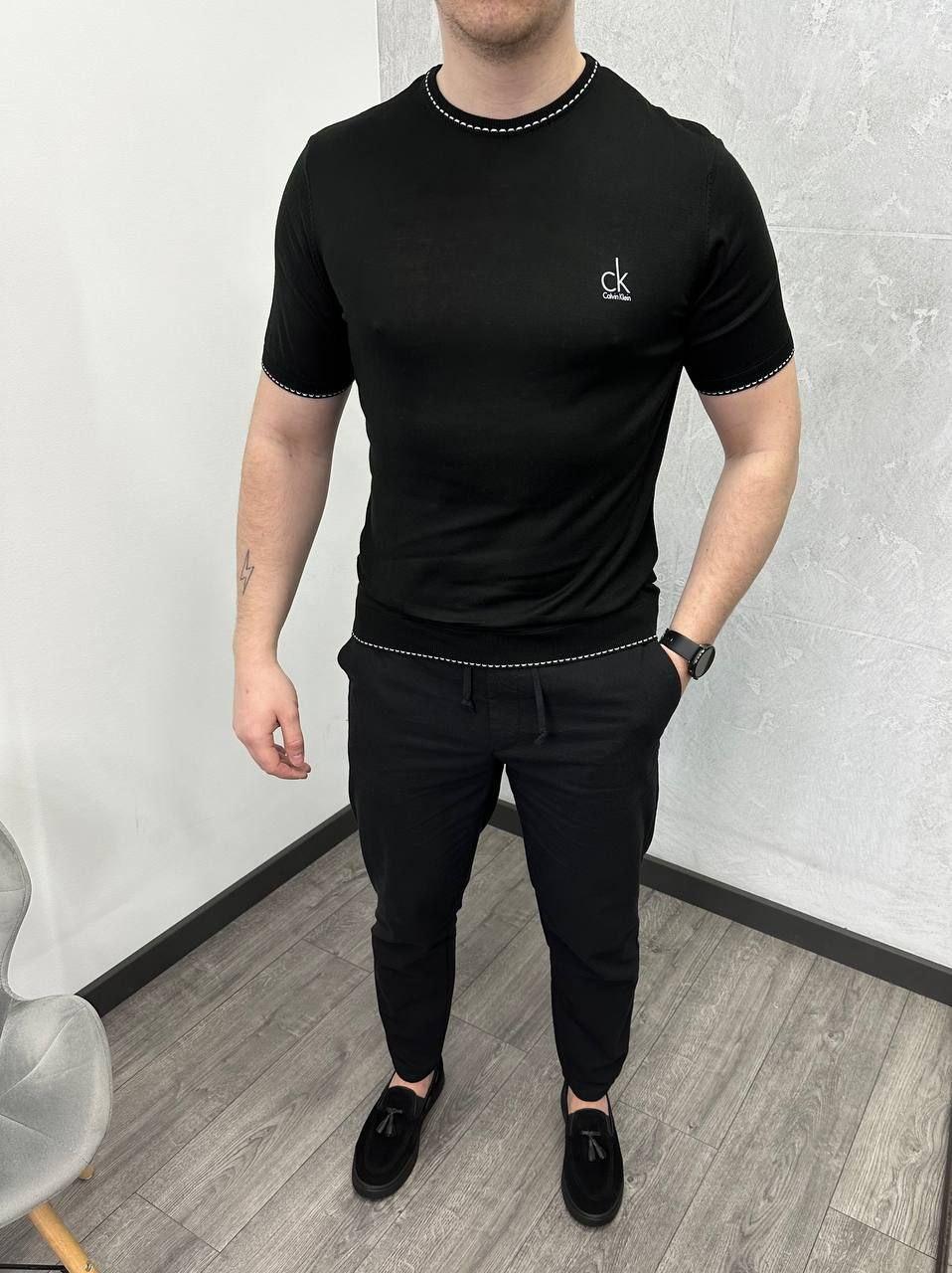 Чоловіча футболка Calvin Klein H4408 чорна