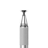 Стилус Baseus Golden Cudgel Capacitive Stylus Pen Silver, алюмінієвий, сумісний з iOS, Android, Windows, фото 3
