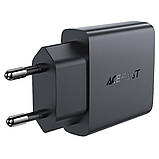 Мережевий зарядний пристрій ACEFAST A65 PD20W GaN single USB-C ultra-thin charger Black, 20 Вт, 1 USB-порт, фото 3