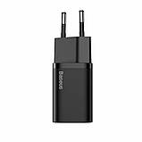 Мережевий зарядний пристрій Baseus Super Si quick charger IC 30W EU Black, швидка зарядка Quick Charge 3.0, фото 3