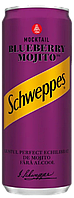 Безалкогольний напій Schweppes Mocktail Blueberry Mojito, 330мл