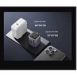 Зарядний пристрій UGREEN CD319 USB-C GaN Fast Charger 30W EU (Space Gray)(UGR-90666) з швидкою зарядкою PD30W+QC3.0, фото 8