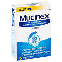 Відхаркувальний засіб Mucinex Expectorant 600 мг, 68 шт