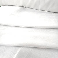 Лляна тканина для постільної білизни, біло-молочного кольору (шир. 220 см)