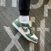 Кроссовки Nike SB Dunk Low Pro Eire "Green White Orange"