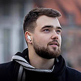 Навушники HOCO EQ2 Thought true wireless BT гарнітура фіолетова, бездротові, Bluetooth 5.3, шумоподавлення, фото 4