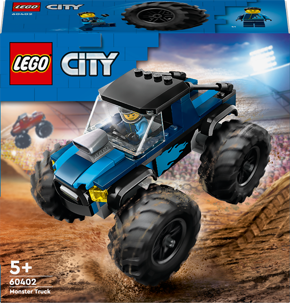 Конструктор LEGO City Синя вантажівка-монстр 148 деталей