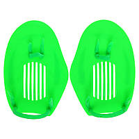 Лопатки для плавания гребные Zelart PL-6930 цвет зеленый dl