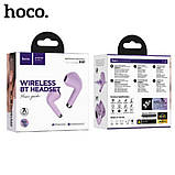 Навушники HOCO EQ1 Music guide true wireless BT headset Purple, Bluetooth 5.3, 400 mAh, фото 4
