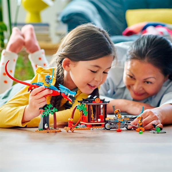 Конструктор LEGO NINJAGO Храм ніндзя-дракона 161 деталь