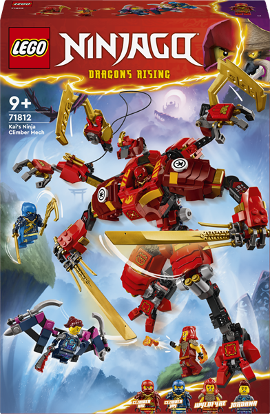 Конструктор LEGO NINJAGO Робот-скелелаз ніндзя Кай 623 деталі, фото 1