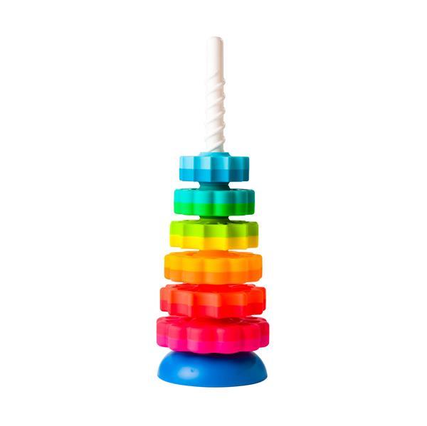 Гвинтова пірамідка Fat Brain Toys SpinAgain тактильна