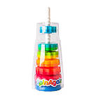 Гвинтова пірамідка Fat Brain Toys SpinAgain тактильна, фото 3