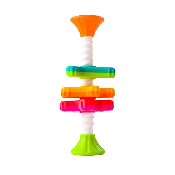 Пірамідка-спінер Fat Brain Toys MiniSpinny тактильна
